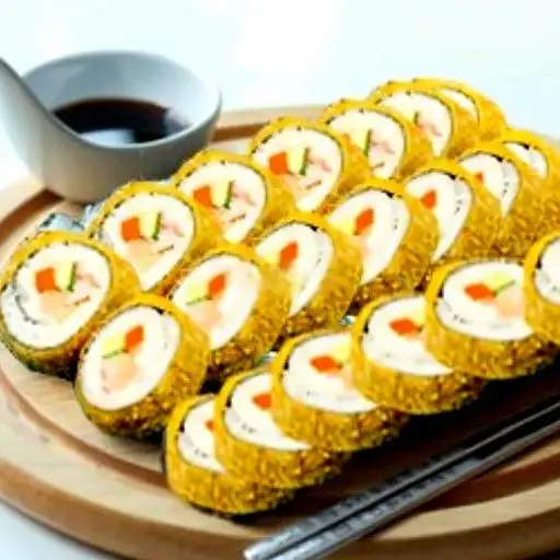 Hình ảnh Kimbap đặc biệt chiên giòn