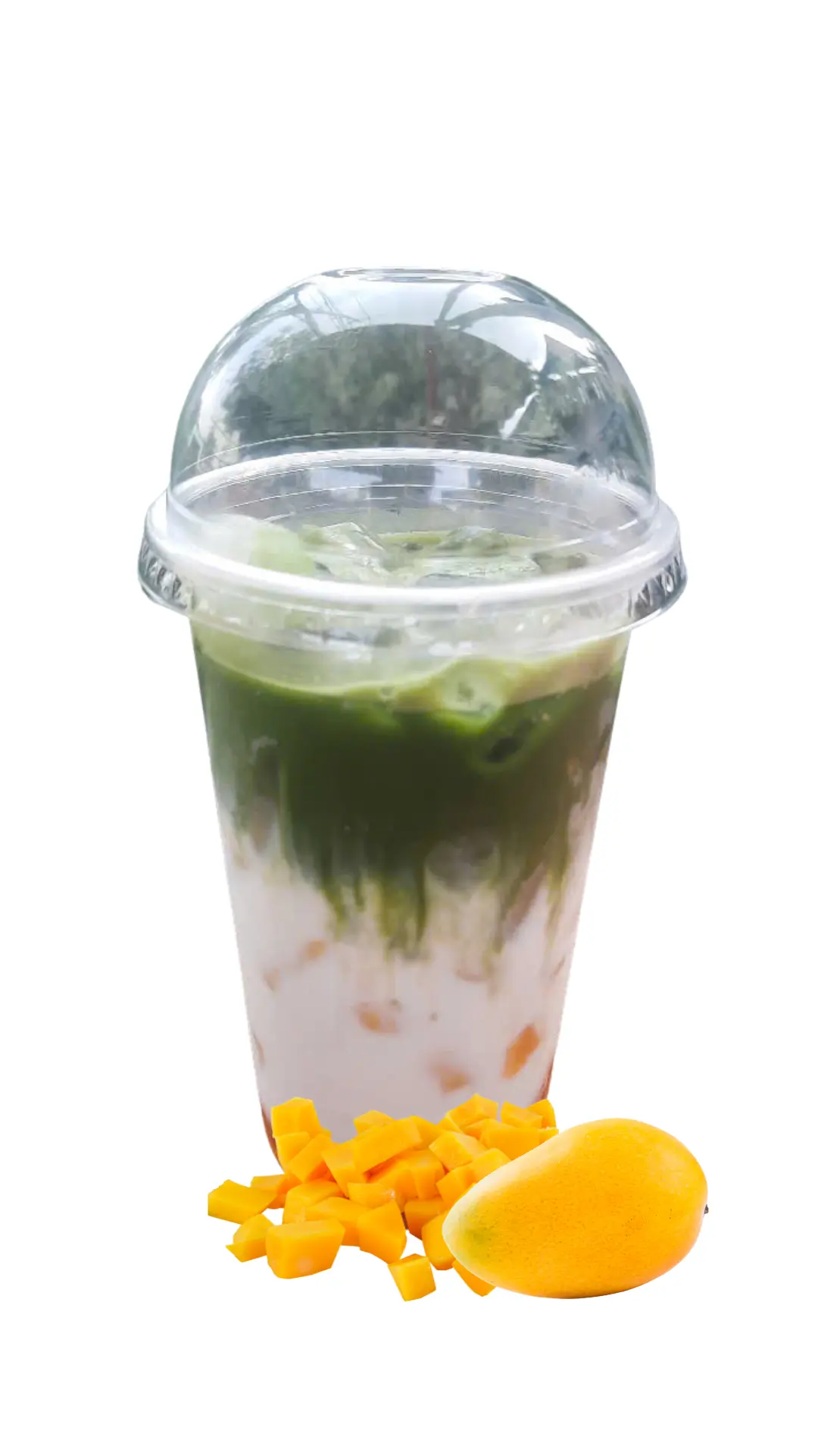 Hình ảnh Matcha latte xoài