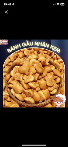 Hình ảnh Hũ Bánh Gấu Nhân Kem