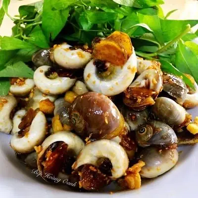 Hình ảnh Ốc mỡ xào satế