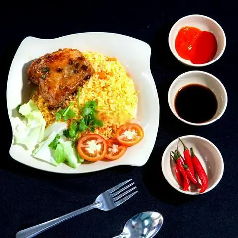 Hình ảnh Cơm gà ức (gà ta)