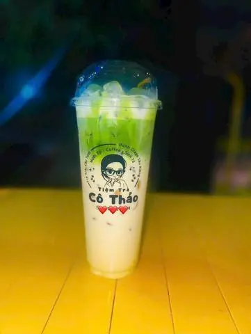 Hình ảnh matcha latte 