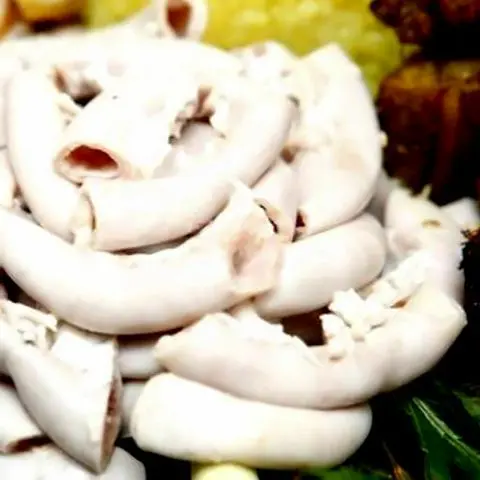 Hình ảnh Lòng non luộc + mắm tôm