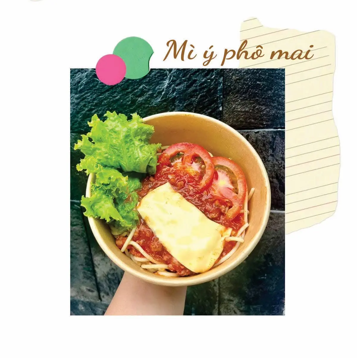 Hình ảnh Mỳ Ý phô mai