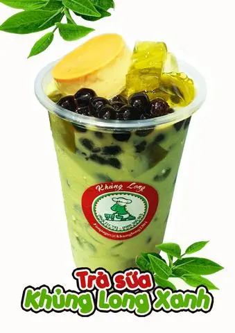 Hình ảnh Trà Sữa Khủng Long Xanh