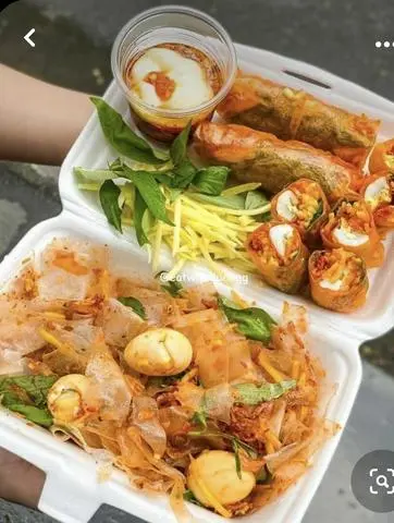 Hình ảnh Bánh tráng phơi sương muối tắt