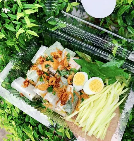 Hình ảnh Cuốn Trứng Cút Mỡ Hành