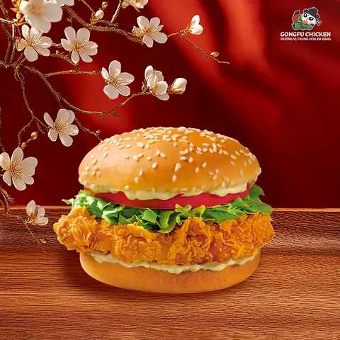 Hình ảnh Burger Gà Giòn