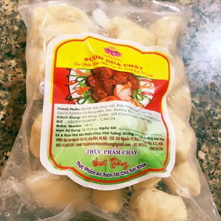 Hình ảnh Sườn dừa chay 500g
