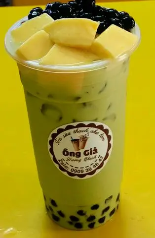 Hình ảnh Trà Sữa Matcha Pudding Trứng