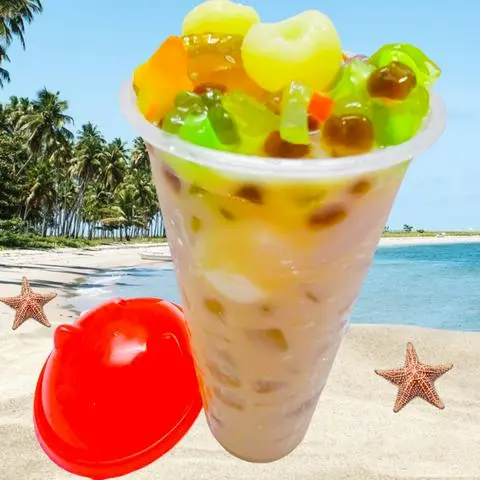Hình ảnh Trà Sữa Nhãn, Full 23 Topping (700ml)