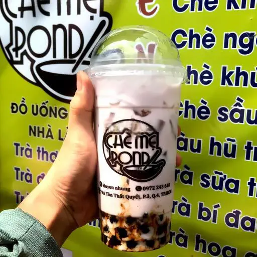 Hình ảnh Trà sữa khoai môn ( đá riêng)