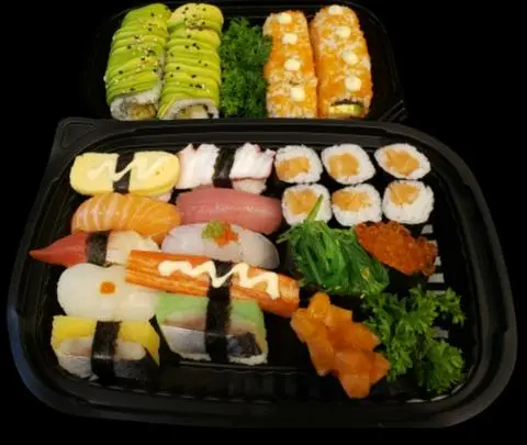 Hình ảnh combo sushi D