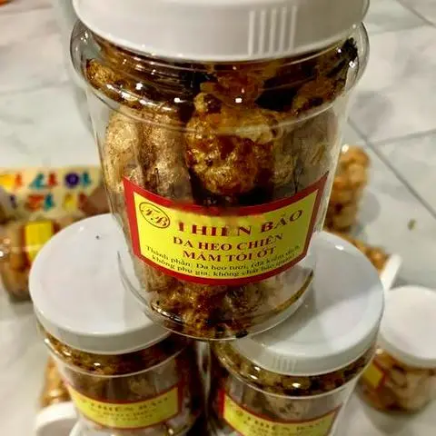 Hình ảnh Da Heo chiên mắm tỏi ớt