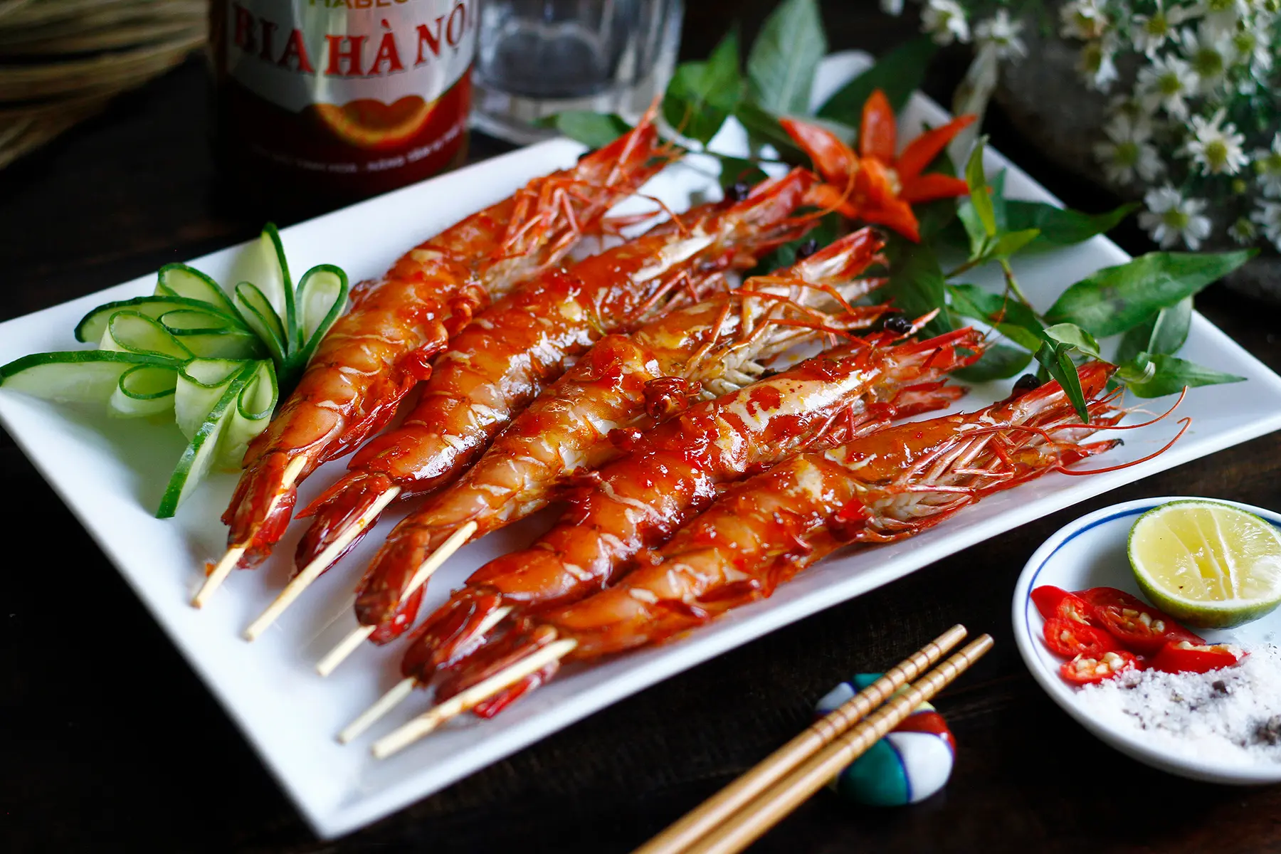 Hình ảnh Tôm nướng muối ớt