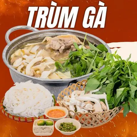 Hình ảnh Lẩu gà lá é lớn - phần 3-5 người ăn