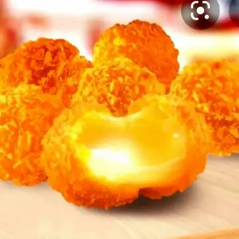 Hình ảnh Chả cá tâm bột sốt mayonnaise(4 viên)