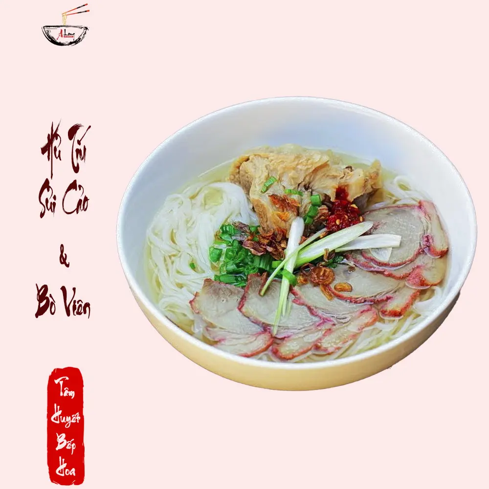 Hình ảnh Hủ Tíu Sủi Cảo + Bò Viên