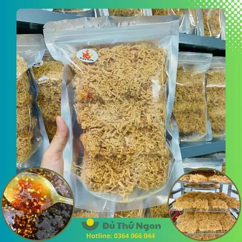 Hình ảnh Cơm Cháy Chà Bông Gạo Trắng - Túi zip 250gr