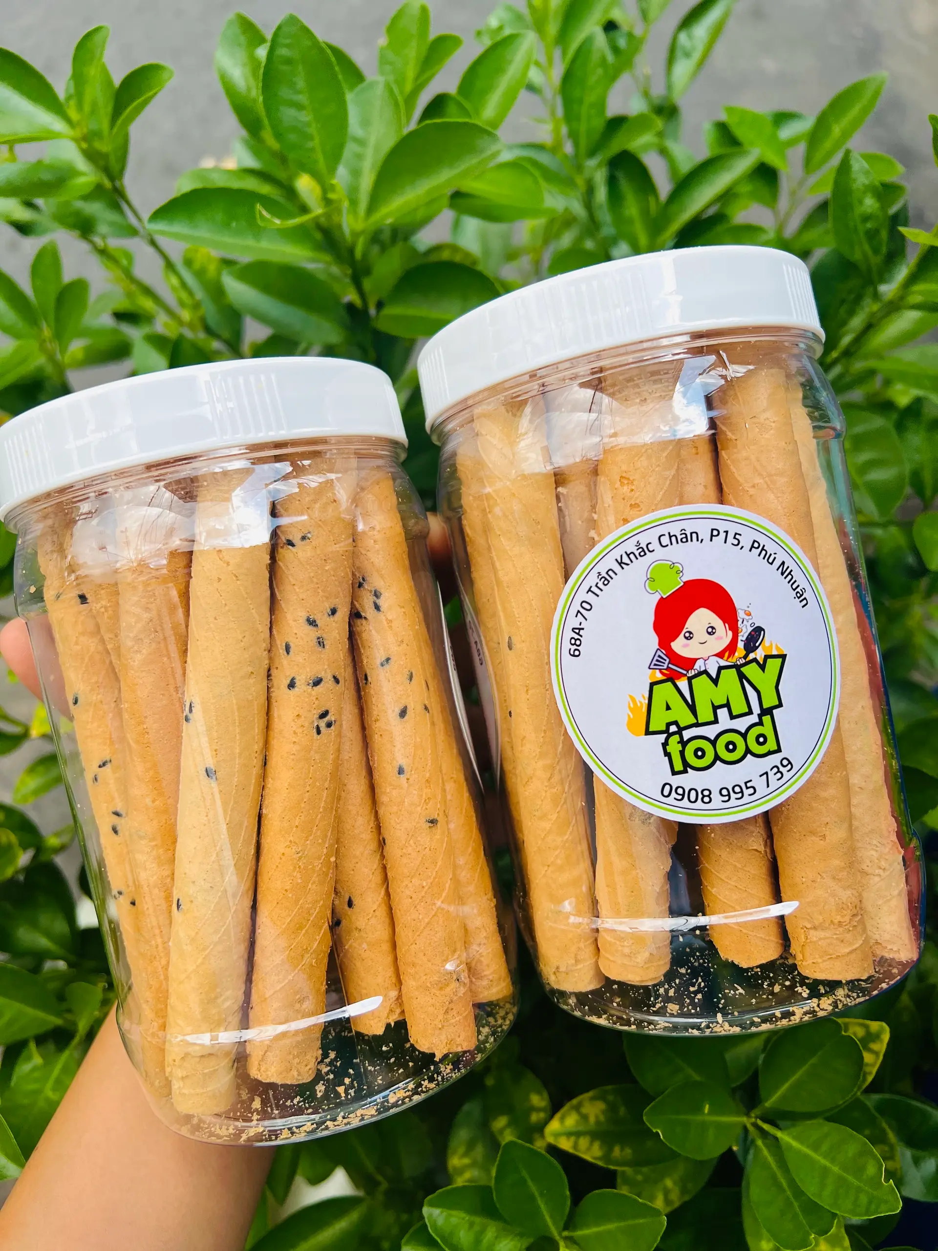 Hình ảnh Bánh ống mè đặc biệt thơm ngon 250g
