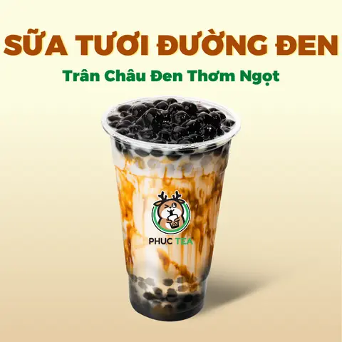 Hình ảnh Sữa Tươi Trân Châu Đường Đen (Size M)