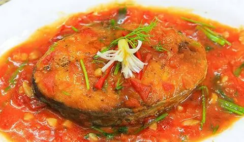 Hình ảnh cá thu sốt cà 