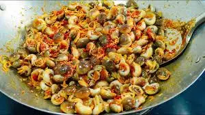 Hình ảnh ốc mỡ xào phô mai