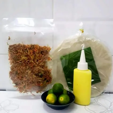 Hình ảnh Combo cuốn bơ ruốc hành phi