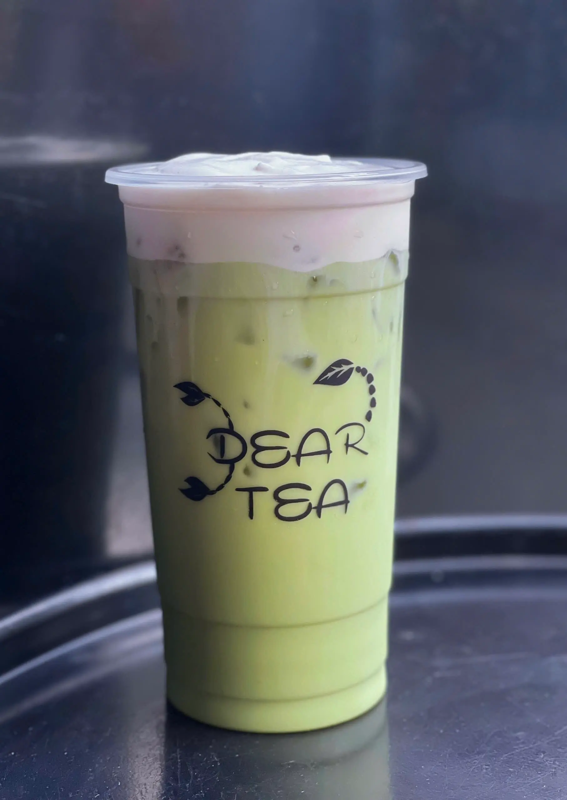 Hình ảnh Trà sữa thái xanh macchiato