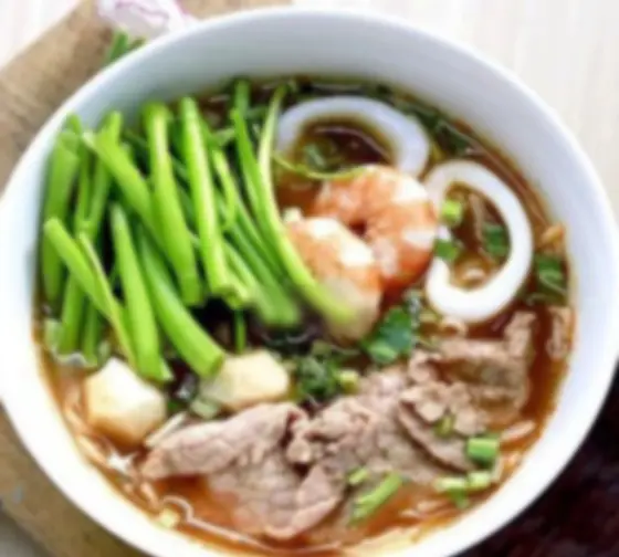 Hình ảnh Bún thái tôm chua cay