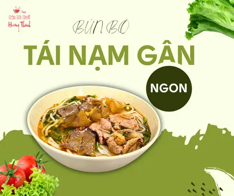 Hình ảnh Bún bò Tái - Nạm - Gân