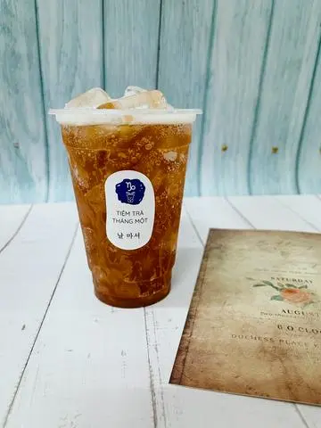 Hình ảnh Hồng Trà Sủi Bọt Caramel 