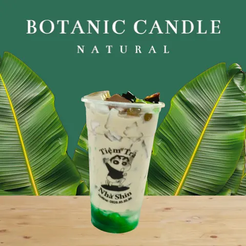 Hình ảnh trà sữa bạc hà full topping