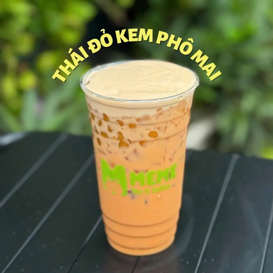 Hình ảnh Trà sữa Thái đỏ kem phô mai