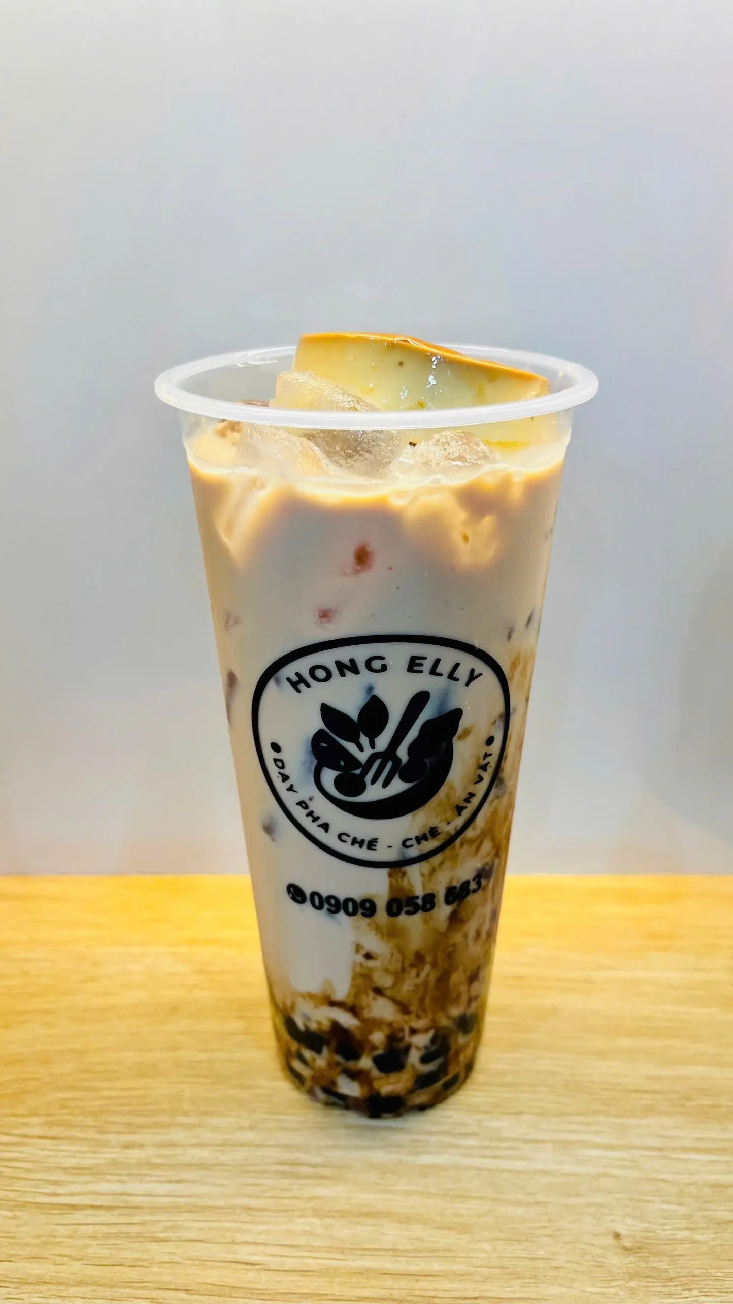 Hình ảnh Trà Sữa Bánh Flan Tươi size lớn 700ml