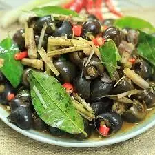 Hình ảnh ỐC BƯƠU XÀO SẢ ỚT
