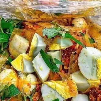Hình ảnh Bánh Tráng Mỡ Hành Trộn Tré 
