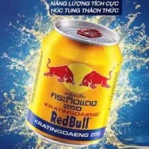 Hình ảnh Redbull (Bò Húc/ Bò cụng) kèm Tẩy đá