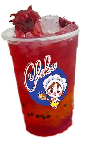 Hình ảnh Trà Chika đỏ 700ml