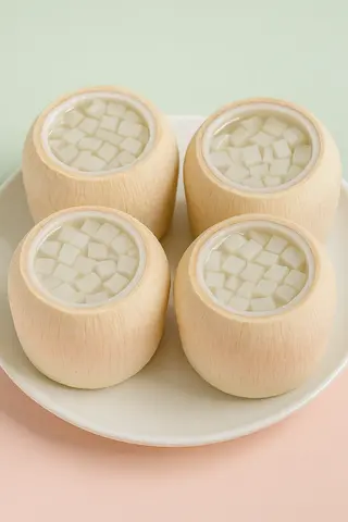 Hình ảnh Combo 4 trái Rau Câu Dừa Miền Tây