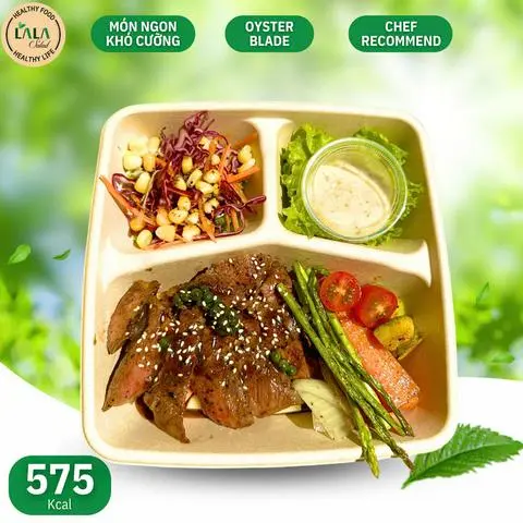 Hình ảnh Bò Steak sốt tiêu xanh Bá Cháy - Oyster Blade-Chef Recommended ( 575Kcal)