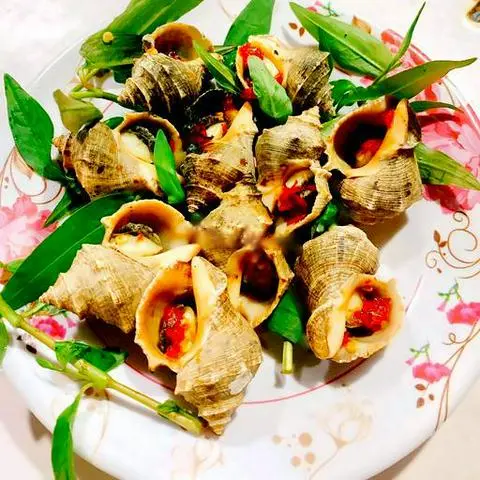Hình ảnh Ốc gai nướng mắm