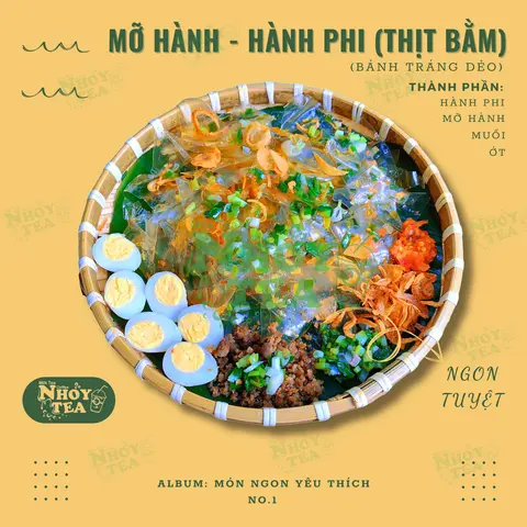 Hình ảnh Dẻo Mỡ Hành Hành Phi Thịt Bằm (3 Trứng)