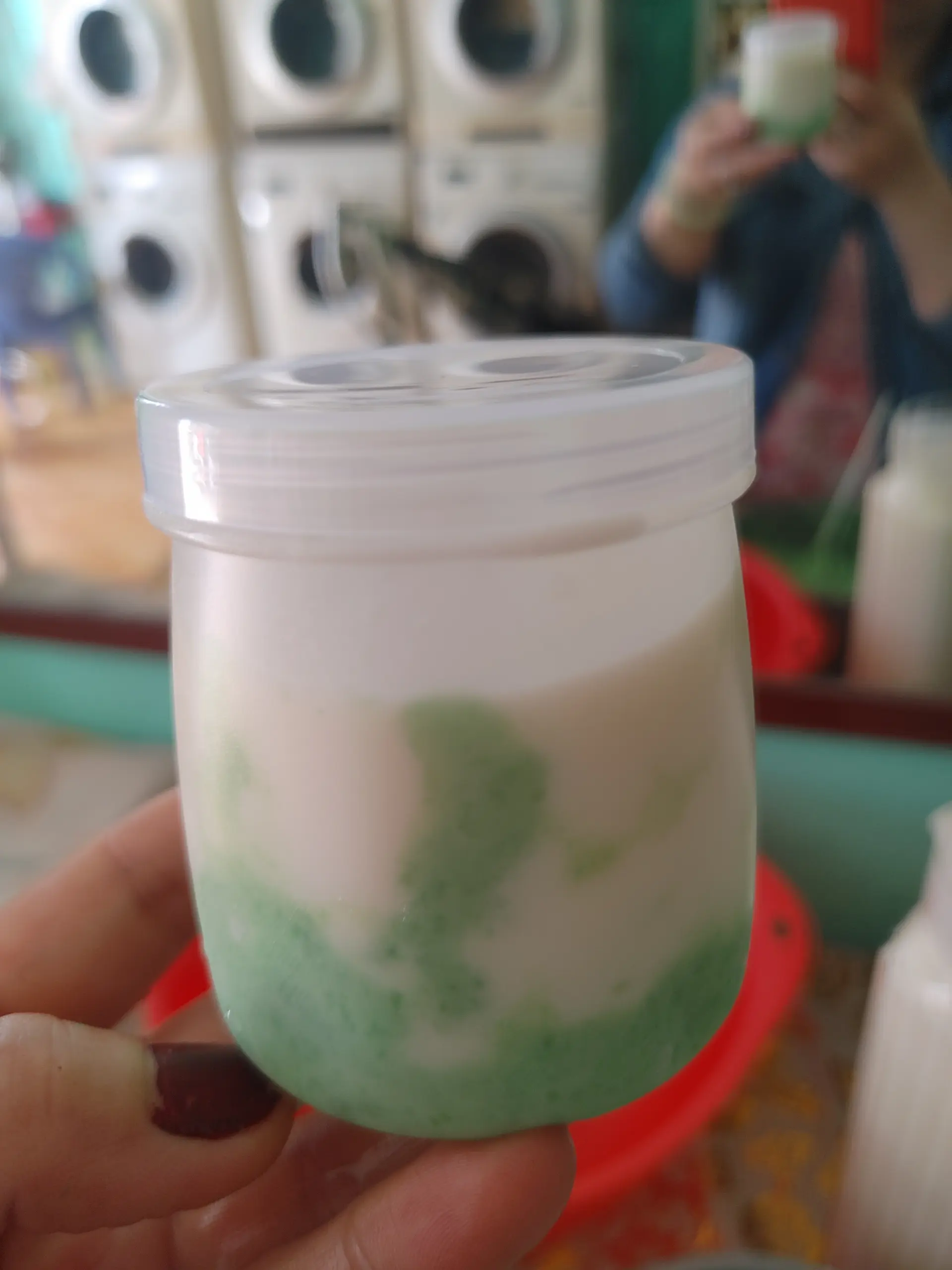 Hình ảnh Yaourt Cốm Non sửa dừa 