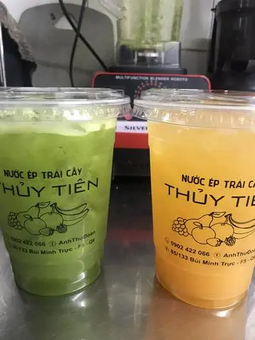 Hình ảnh Nước Ép cần tây mix táo ,cam ep com bo hai ly lớn 