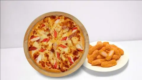 Hình ảnh Pizza Tự Chọn + Bánh Gạo Lắc Phô Mai (15 viên)