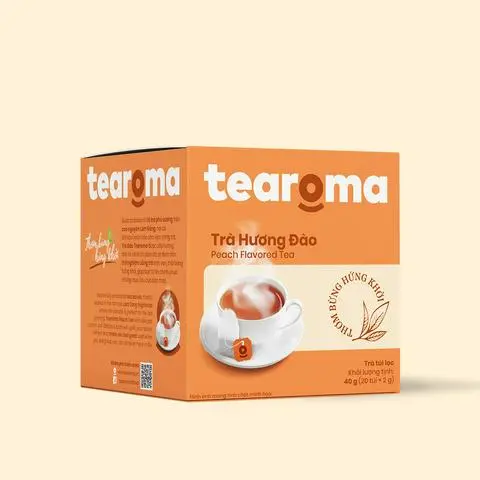 Hình ảnh Trà Đào Túi Lọc Tearoma 20 x 2gr