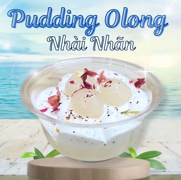 Hình ảnh Pudding Olong Nhài Nhãn