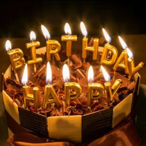 Hình ảnh Bộnến nhũ happy birthday