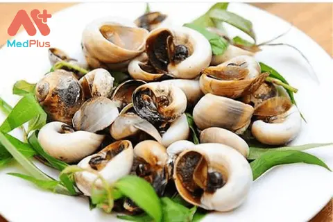 Hình ảnh Ốc mỡ hấp sả